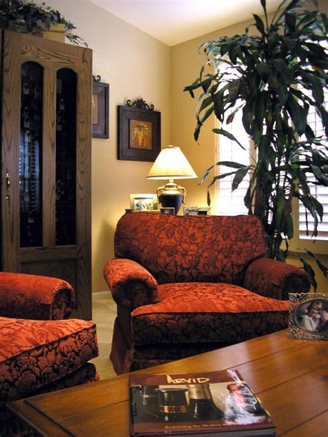 Overstuffed Armchairs In Neutral Living Room Hgtv