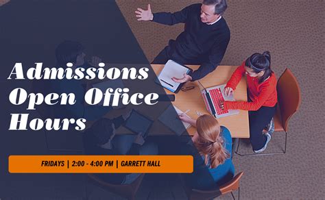 undergraduate admissions open office hours frank batten school of leadership and public policy