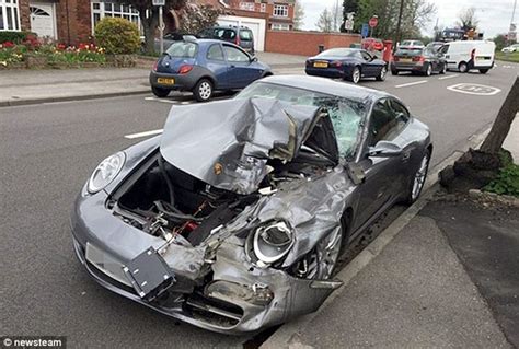 Driver Distraught After His £80000 Porsche Is Wrecked In A Crash