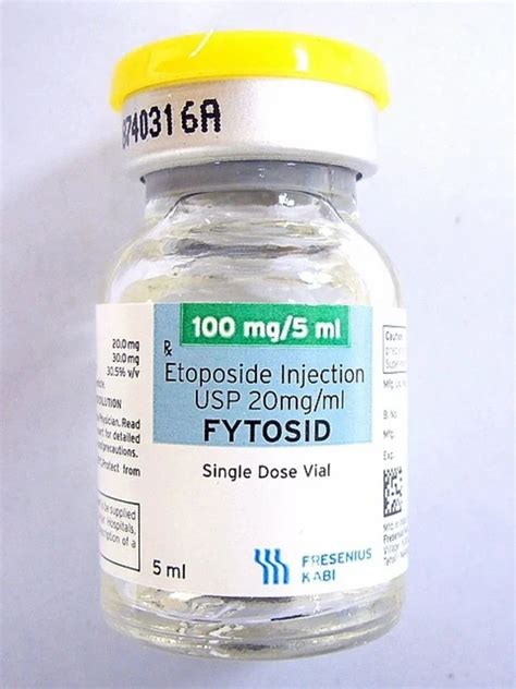 Fytosid Fresenius Kabi Posid Etoposide Injection Packaging Vial At Rs