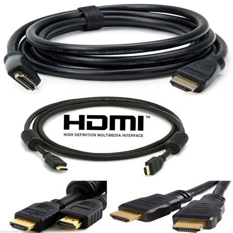Hdmi Cable Gold Plated Length 2m 5m 10m H Speed For Lcd Hdtv 3d Ps3