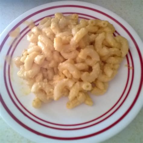 Add the cream cheese, cheddar, and american cheese. Paula Deen's Creamy Mac N Cheese