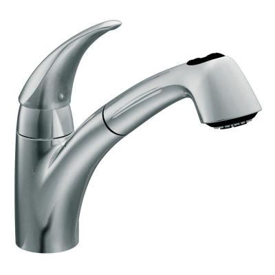 None of the answers that i received has helped. MOEN Extensa Single-Handle Pull-Out Sprayer Kitchen Faucet ...
