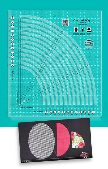 Creative Grids Ovals All Ways Ruler Cgrkaoval Home Improvement Home
