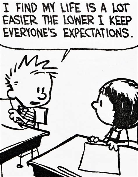 Pin By Groupmenders On Lower Expectations Calvin And Hobbes Quotes