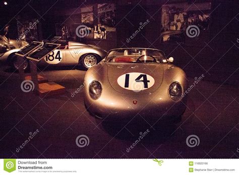 Silver 1961 Porsche RS 61L Spyder Editorial Photo Image Of Antique