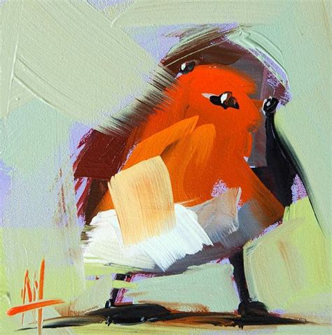 Robin Painting By Angela Moulton Bird Artists Art Photo Prints