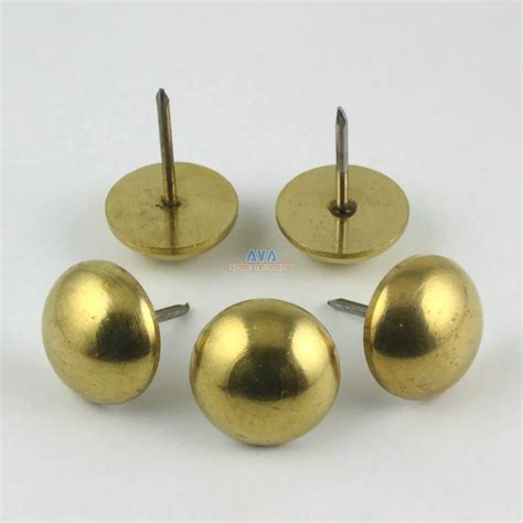 10 Pieces Solid Brass Upholstery Tacks Nails 20x26mm Tacks Aliexpress