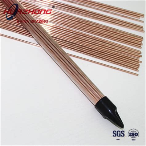 Huazhong Copper Phosphorus Sn Brazing Tig Rods Bcup Copper Round Bar Refrigeration Filler