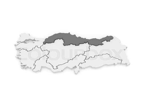 Map Of The Black Sea Region Turkey Stock Image Colourbox