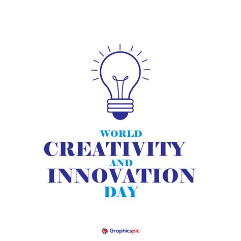 World Creativity And Innovation Day Vector Design Illustration For
