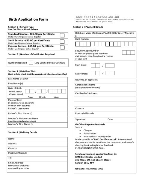 Uk Birth Certificates Fill Out And Sign Online Dochub