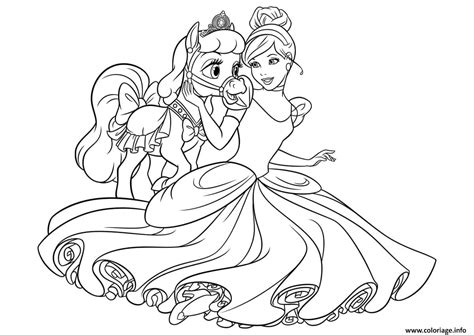 Coloriage Princesse Et Sa Licorne Dessin Princesse à imprimer