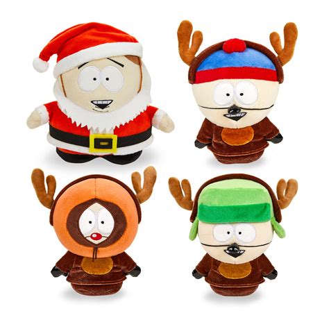South Park Christmas 8 Phunny Plush Set Of Four Santa Cartman And R