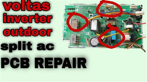 Voltas Inverter Outdoor Split Ac Pcb Voltage Study Pcb Repair Centre