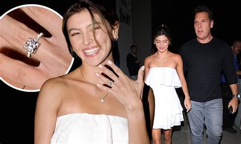 Dane Cooks Fiancee Kelsi Taylor Flashes Her Engagement Ring While