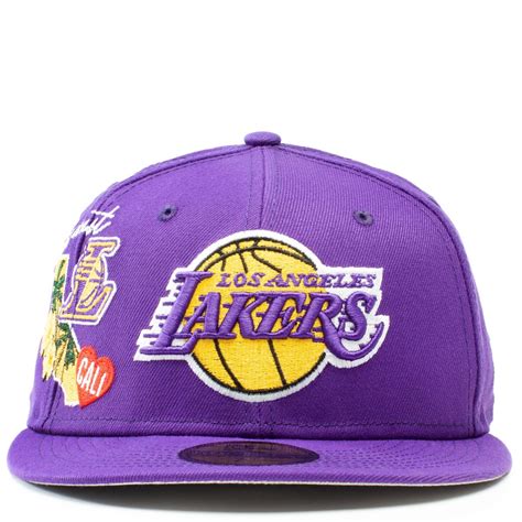 New Era Caps Los Angeles Lakers City Cluster 59fifty Fitted Hat