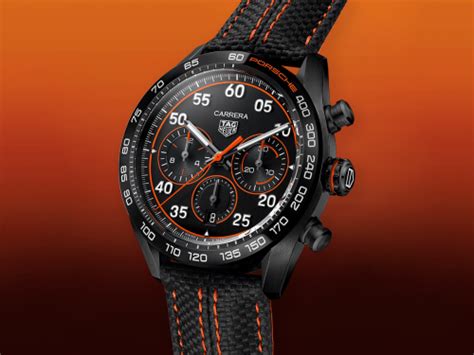 Tag Heuer Carrera Chronograph X Porsche Orange Racing Speeds Off The