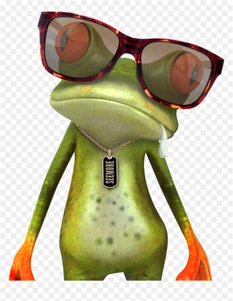 Transparent Cartoon Sunglasses Png True Frog Png Download Vhv