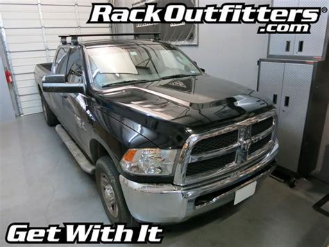 Rack Outfitters Dodge Ram 3500 Thule Rapid Traverse Black Aeroblade