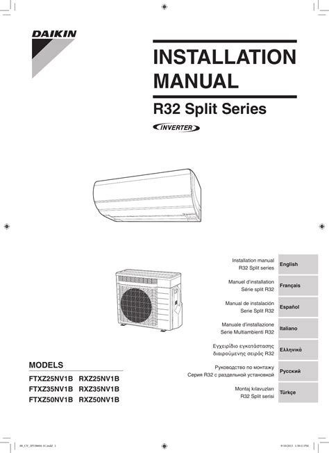 Daikin Mini Split Install Manual