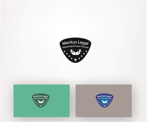 Modern Masculine Legal Logo Design For Meritus Legal Partnering For