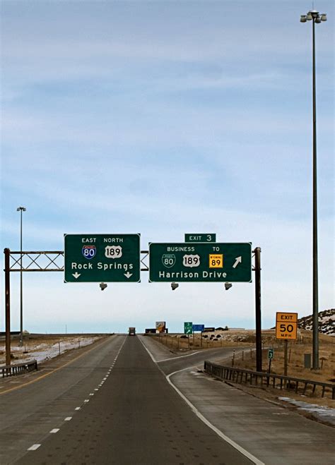 Interstate 80 Wyoming Exit 3 Evanston Eastbound On I 80 A Flickr