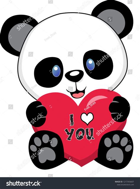 I Love You Cute Pandalovecutepanda Love You Cute Cute Panda Minnie