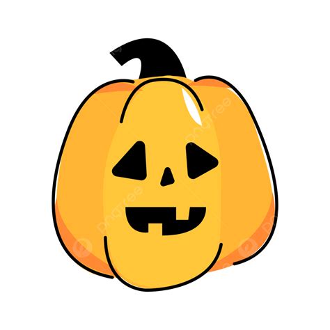 Halloween Pumpkin Outline Clipart Transparent Background Halloween