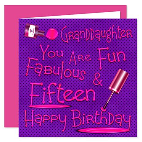 Top 8 Granddaughter 15th Birthday Card Uk Birthday Greeting Cards