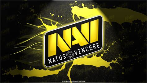 Natus Vincere Wallpaper Font Logo Yellow Graphic Design Brand 207114 Wallpaperuse