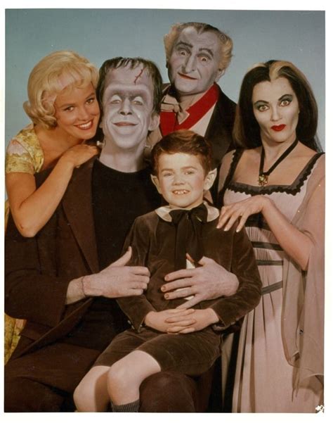 12 Jarring Color Images Of Black And White Tv Shows Munsters Tv Show
