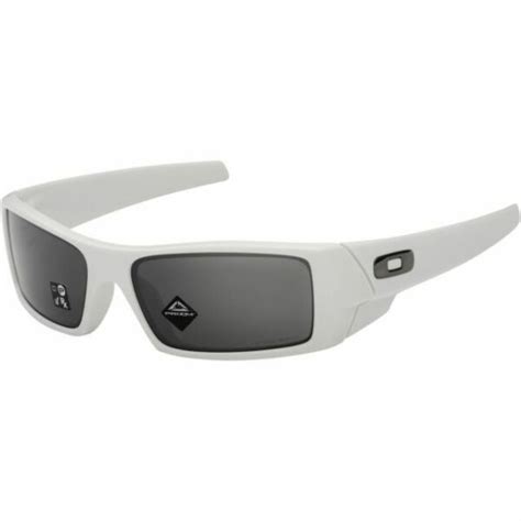 oakley gascan oo9014 5260 white plastic frame with black lenses men s sunglasses for sale online