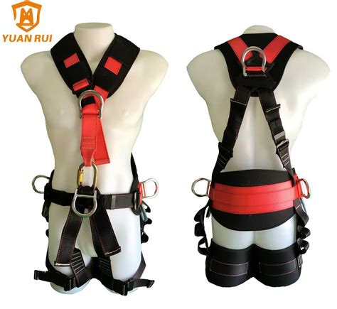 China Full Body Rock Climbing Safety Belt Harness For Mountaineering