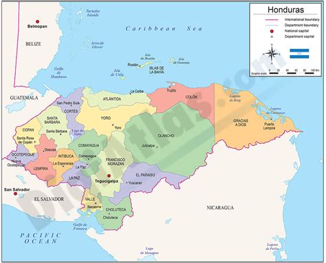 Mapa De Honduras