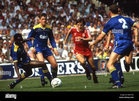 Liverpool V Wimbledon Fa Cup Final 14 May 1988 Peter Beardsley With