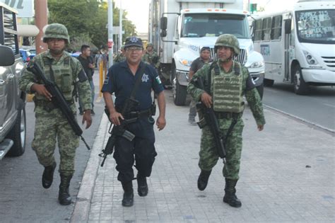 Guardia Nacional Y Policía Municipal Refuerzan Seguridad En El Primer