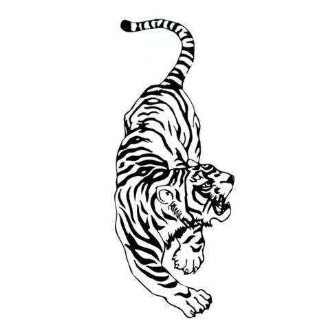 Simply Inked New Prowling Tiger Temporary Tattoo Designer Tattoo For