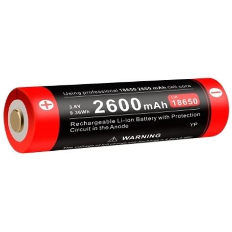 klarus 18650 2600mah 3 6v micro usb li ion protected rechargeable battery 18650ur26