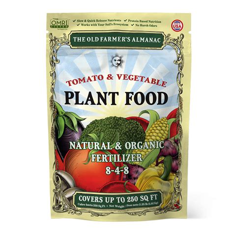The Old Farmers Almanac 225 Lb Organic Tomato And Vegetable Plant Food