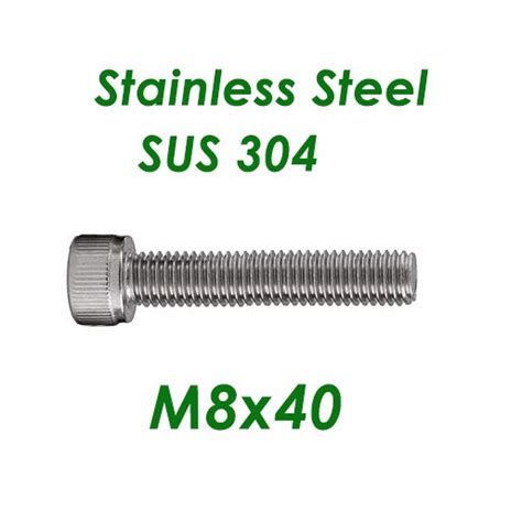 Jual M8x40 Baut L Stainless Steel SS Anti Karat SUS 304 Di Lapak Kaizen