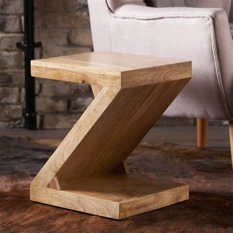 Buy Z-Shaped End Table Online | TeakLab