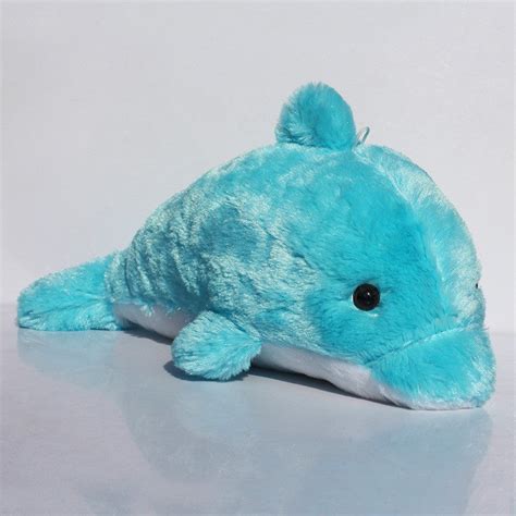 Blue Dolphin Plush Toy 45cm Dolphins Galore