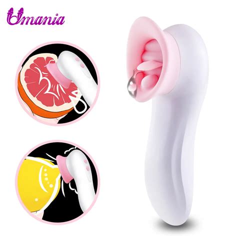 Tongue Vibrators 10 Speeds Clit Sucker Vibrator Oral Sex Tongue Vibrating Blowjob Vagina