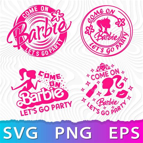 Barbie Party Svg Barbie Logo Png Barbie Svg Cricut Barbie Inspire