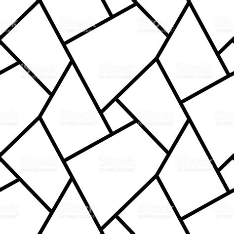 Abstract Geometric Lines Seamless Pattern Line Art Design Simple