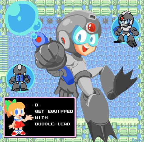 Bubble Lead Mega Man 11 Style By Kenshinmeowth On Deviantart