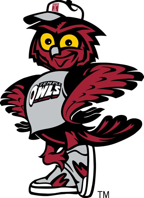 Temple Owls Mascot Logo Ncaa Division I S T Ncaa S T Chris