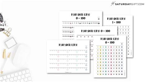 Number Line Up To 100 Free Printable Number Line To 100 Pdfs Freebie