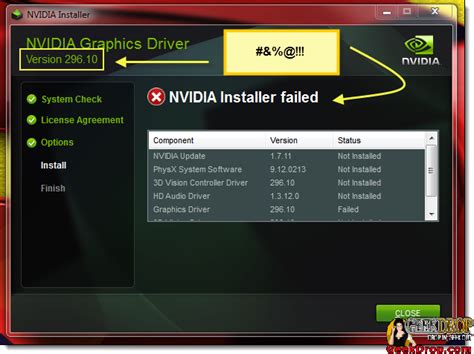 Nvidia Driver Failed To Install - fasrabout